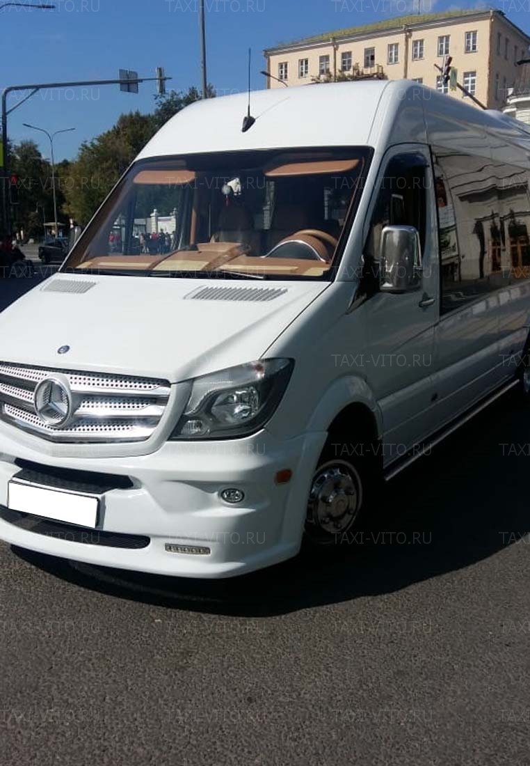 Аренда Mercedes Benz Sprinter VIP заказ с водителем в Москве
