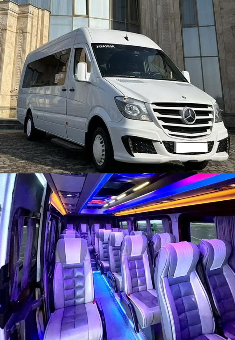 Аренда Mercedes Benz Sprinter VIP заказ с водителем в Москве