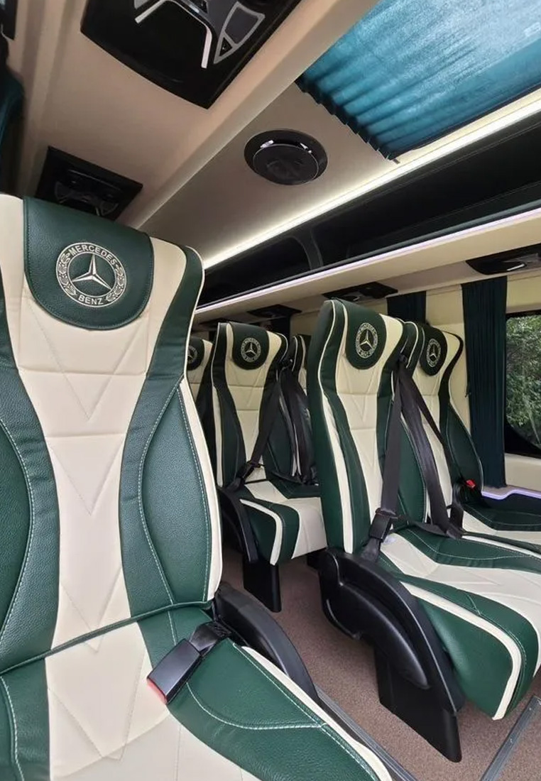 Аренда Mercedes Sprinter 907 VIP белый 18 мест с водителем